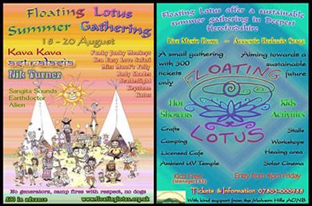 poster for Floating Lotus Summer Gathering